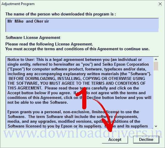 Epson Adjustment Program Software