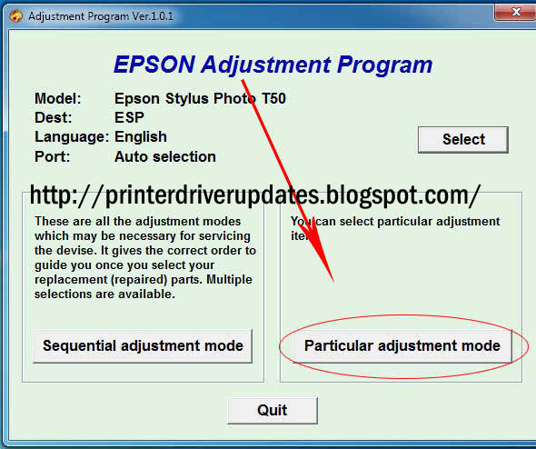 epson m 200 printer adjustment program free download